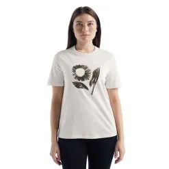 Icebreaker Central SS Tee Flora Forms Women -Tubbs Sales 0A56DL116 1