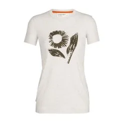 Icebreaker Central SS Tee Flora Forms Women