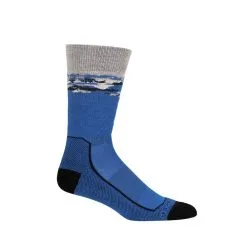 Icebreaker Mens Hike+ Medium Crew Sedimentary -Tubbs Sales 0A56GH662 FRONT