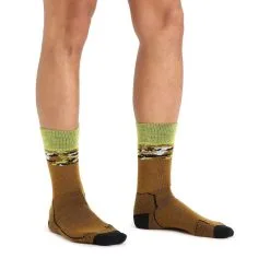 Icebreaker Mens Hike+ Medium Crew Sedimentary -Tubbs Sales 0A56GH663 10