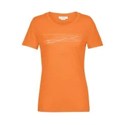 Icebreaker Womens Tech Lite II SS Tee Ski Stripes