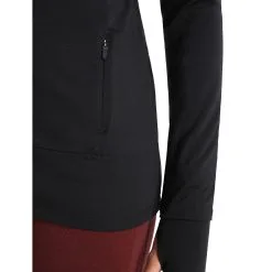 Icebreaker Womens ZoneKnit LS Zip -Tubbs Sales 0A56IY001 7