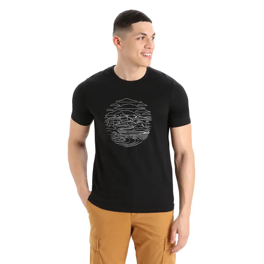 Icebreaker Mens Tech Lite II SS Tee Pump Track 4 Icebreaker Mens Tech Lite II SS Tee Pump Track - Image 2