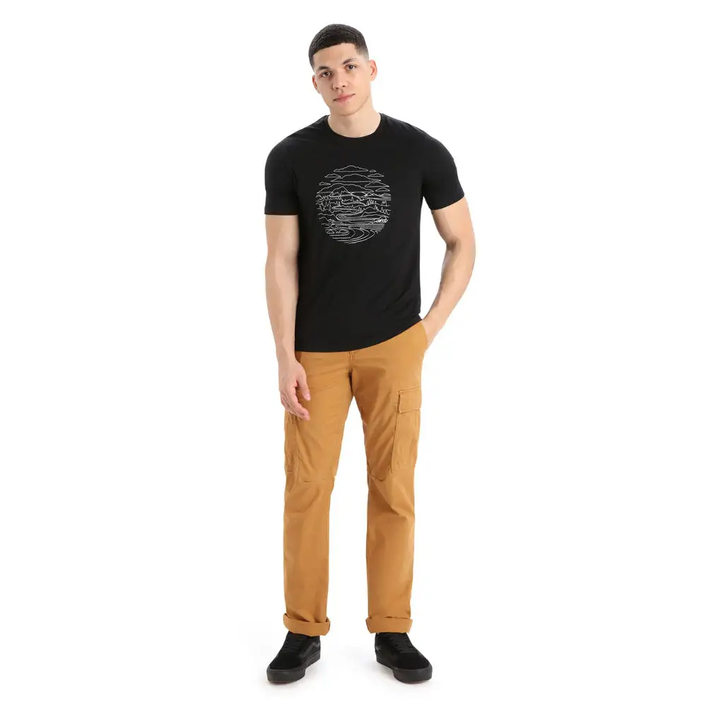 Icebreaker Mens Tech Lite II SS Tee Pump Track 6 Icebreaker Mens Tech Lite II SS Tee Pump Track - Image 4