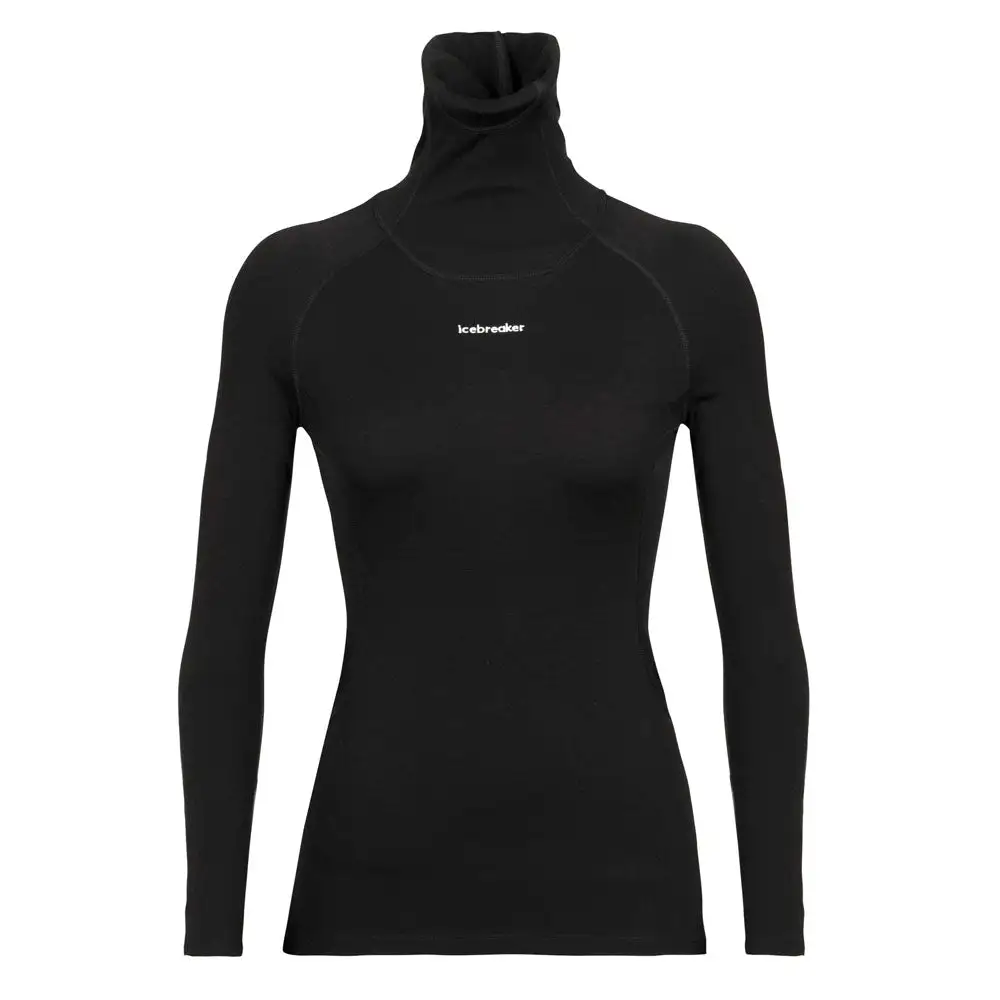 Icebreaker Womens Merino LS Roll Neck 3 Icebreaker Womens Merino LS Roll Neck