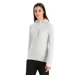 Icebreaker Quantum III LS Zip Hoodie Women -Tubbs Sales 0A59JW552 1