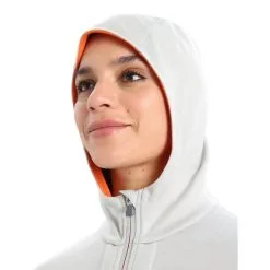 Icebreaker Quantum III LS Zip Hoodie Women -Tubbs Sales 0A59JW552 5