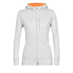 Icebreaker Quantum III LS Zip Hoodie Women -Tubbs Sales 0A59JW552 FRONT