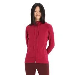 Icebreaker Quantum III LS Zip Hoodie Women -Tubbs Sales 0A59JW553 1