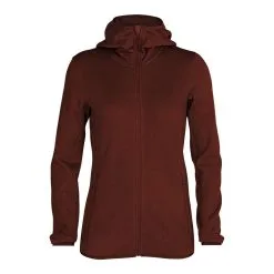 Icebreaker Elemental LS Zip Hood Women