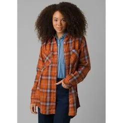 Prana Beezly Flannel -Tubbs Sales 1962951 GINGERBREAD