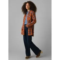 Prana Beezly Flannel -Tubbs Sales 1962951 GINGERBREAD ALT 8