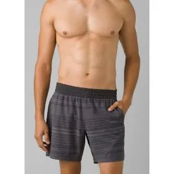 Prana Slope Short 7” -Tubbs Sales 1963681 CHARCOALSTRIPE