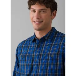 Prana Mens Dolberg Flannel Shirt Slim 18 Prana Mens Dolberg Flannel Shirt Slim -Tubbs Sales 1964361 RICHSAPPHIRE ALT 5