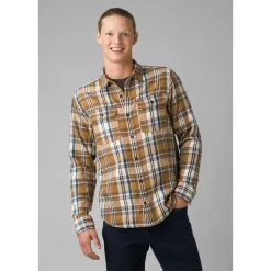 Prana Westbrook Flannel Shirt -Tubbs Sales 1964401 CHALK