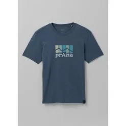 Prana Mens Mountain Light SS Tee -Tubbs Sales 1969931 DENIMHEATHER ALT 9