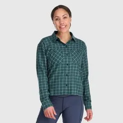 Outdoor Research Womens Feedback Lightweight Flannel Shirt -Tubbs Sales 3001332207a1