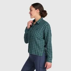 Outdoor Research Womens Feedback Lightweight Flannel Shirt -Tubbs Sales 3001332207a3