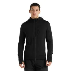 Icebreaker Quantum III LS Zip Hoodie Men -Tubbs Sales FW21 MEN QUANTUM III LS ZIP HOODIE 0A59JX001 1