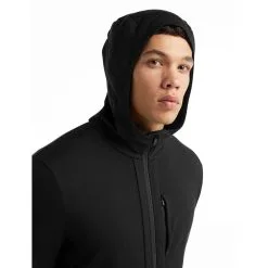 Icebreaker Quantum III LS Zip Hoodie Men -Tubbs Sales FW21 MEN QUANTUM III LS ZIP HOODIE 0A59JX001 4