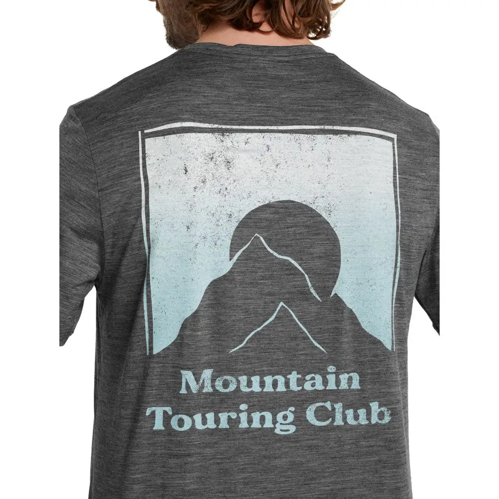 Icebreaker Tech Lite II SS Tee Mountain Touring Club Men 6 Icebreaker Tech Lite II SS Tee Mountain Touring Club Men - Image 4