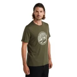 Icebreaker Tech Lite II SS Tee Move To Natural Men -Tubbs Sales FW21 MEN TECH LITE II SS TEE MOVE TO NATURAL MOUNTAIN 0A59J3069 4