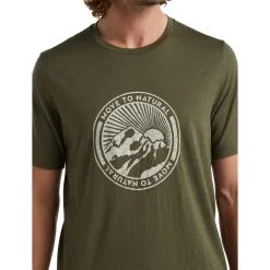 Icebreaker Tech Lite II SS Tee Move To Natural Men -Tubbs Sales FW21 MEN TECH LITE II SS TEE MOVE TO NATURAL MOUNTAIN 0A59J3069 6