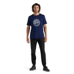 Icebreaker Tech Lite II SS Tee Move To Natural Men -Tubbs Sales FW21 MEN TECH LITE II SS TEE MOVE TO NATURAL MOUNTAIN 0A59J3466 3