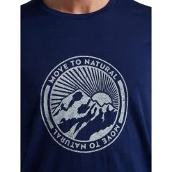 Icebreaker Tech Lite II SS Tee Move To Natural Men -Tubbs Sales FW21 MEN TECH LITE II SS TEE MOVE TO NATURAL MOUNTAIN 0A59J3466 4
