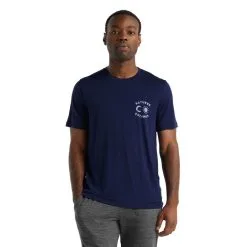 Icebreaker Tech Lite II SS Tee Nature's Compass Men -Tubbs Sales FW21 MEN TECH LITE II SS TEE NATURE S COMPASS 0A59J8466 1