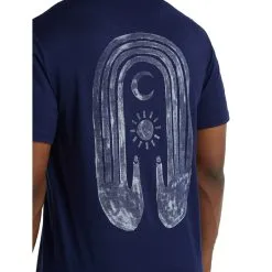 Icebreaker Tech Lite II SS Tee Nature's Compass Men -Tubbs Sales FW21 MEN TECH LITE II SS TEE NATURE S COMPASS 0A59J8466 6