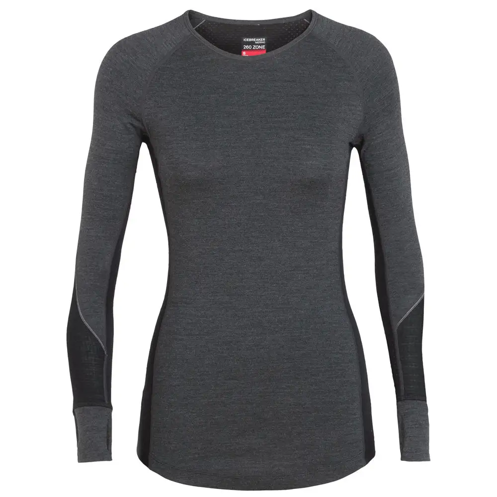 Icebreaker 260 Zone LS Crewe Women 3 Icebreaker 260 Zone LS Crewe Women