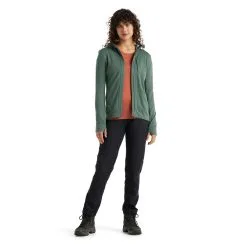 Icebreaker Quantum III LS Zip Hoodie Women -Tubbs Sales FW21 WOMEN QUANTUM III LS ZIP HOODIE 0A59JW065 3