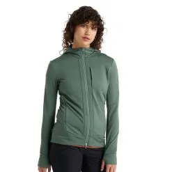 Icebreaker Quantum III LS Zip Hoodie Women -Tubbs Sales FW21 WOMEN QUANTUM III LS ZIP HOODIE 0A59JW065 4