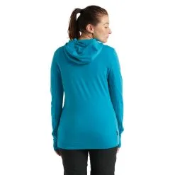 Icebreaker Quantum III LS Zip Hoodie Women -Tubbs Sales FW21 WOMEN QUANTUM III LS ZIP HOODIE 0A59JW436 2