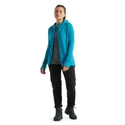 Icebreaker Quantum III LS Zip Hoodie Women -Tubbs Sales FW21 WOMEN QUANTUM III LS ZIP HOODIE 0A59JW436 3