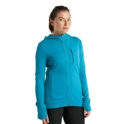 Icebreaker Quantum III LS Zip Hoodie Women -Tubbs Sales FW21 WOMEN QUANTUM III LS ZIP HOODIE 0A59JW436 4