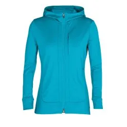 Icebreaker Quantum III LS Zip Hoodie Women -Tubbs Sales FW21 WOMEN QUANTUM III LS ZIP HOODIE 0A59JW436 5