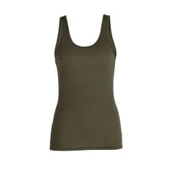 Icebreaker Siren Tank Women -Tubbs Sales FW22 WOMEN SIREN TANK LODEN 103213069