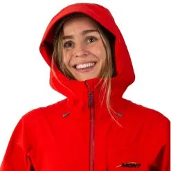 MONT Odyssey Jacket Women -Tubbs Sales Odyssey Red Chilli hood