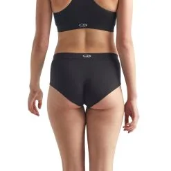 Icebreaker Anatomica Seamless Sport Hipkini Women 37 Icebreaker Anatomica Seamless Sport Hipkini Women -Tubbs Sales SS21 WOMEN ANATOMICA SEAMLESS SPORT HIPKINI BLACK 104994001 3