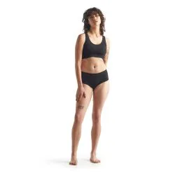 Icebreaker Anatomica Seamless Sport Hipkini Women 36 Icebreaker Anatomica Seamless Sport Hipkini Women -Tubbs Sales SS21 WOMEN ANATOMICA SEAMLESS SPORT HIPKINI BLACK 104994001 4