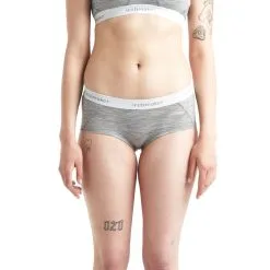 Icebreaker Sprite Hot Pants Women -Tubbs Sales SS21 WOMEN SPRITE HOT PANTS GRITSTONE HTHR 103023038 2