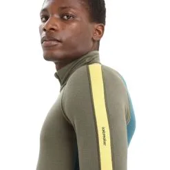 Icebreaker ZoneKnit 260 LS Half Zip Mens -Tubbs Sales SS23 Men 260 ZoneKnit LS Half Zip 0A56HF797 5