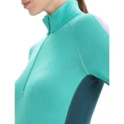 Icebreaker Womens ZoneKnit 260 LS Half Zip -Tubbs Sales SS23 Women 260 ZoneKnit LS Half Zip 0A56HI839 6