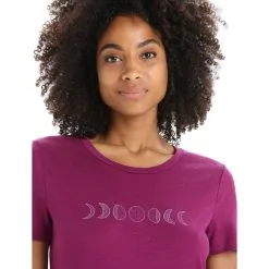 Icebreaker Tech Lite II SS Tee Moon Phase Womens -Tubbs Sales SS23 Women Tech Lite II SS Tee Moon Phase 0A56NO735 4