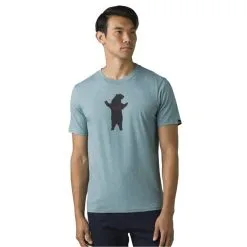 Prana Bear Squeeze Journeyman Tee Men -Tubbs Sales ShorelineHeather2