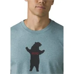 Prana Bear Squeeze Journeyman Tee Men -Tubbs Sales ShorelineHeather3