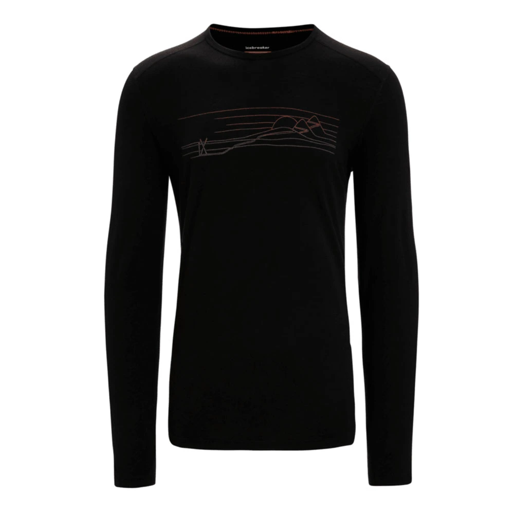 Icebreaker 200 Oasis LS Crewe Ski Stripes Mens 3 Icebreaker 200 Oasis LS Crewe Ski Stripes Mens