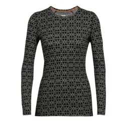 Icebreaker 250 Vertex LS Crewe Alpine Geo Womens